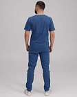 Медичний костюм чоловічий Марсель синій 17