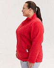 Медицинская кофта женская флисовая Финляндия красная +SIZE 3 Белый халат Медицинская кофта женская флисовая Финляндия красная +SIZE 3