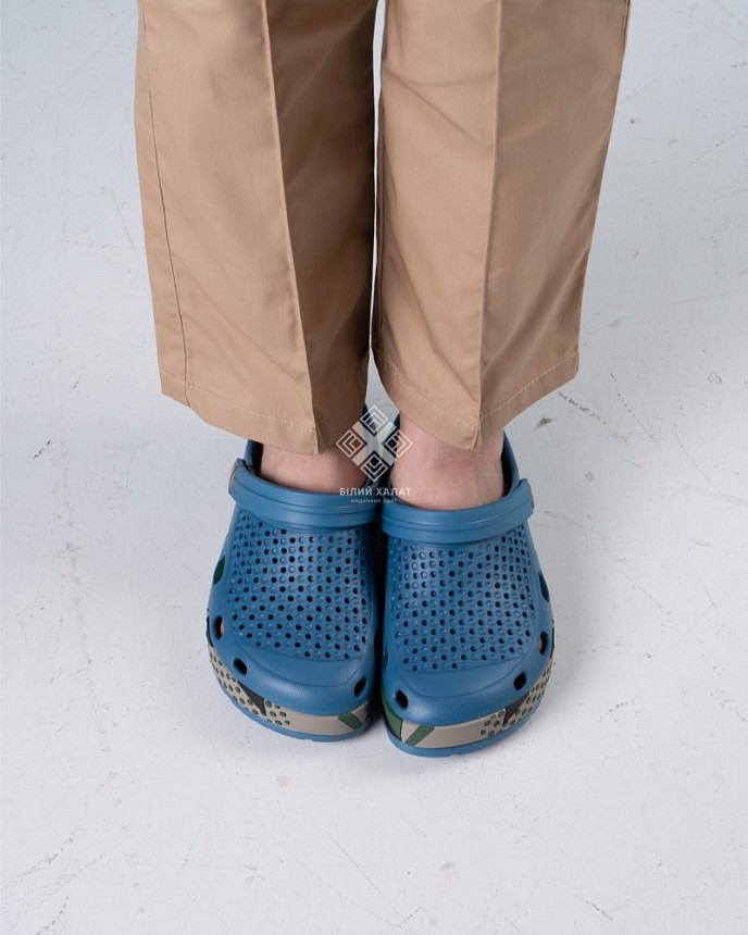Взуття медичне унісекс Coqui Lindo синій з абстракцією 3