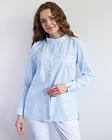 Медична сорочка жіноча Стефанія блакитна