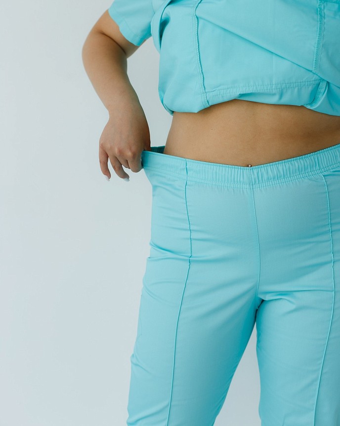 Медицинский костюм женский Топаз мятный +SIZE (уценка/брак) 4