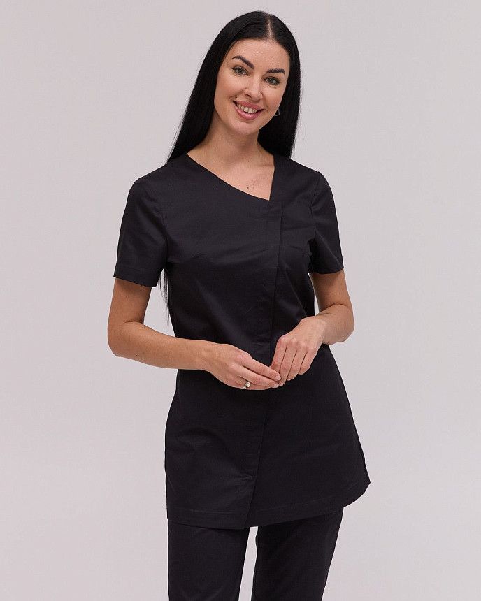 Медичний костюм жіночий Вірджинія чорний 2