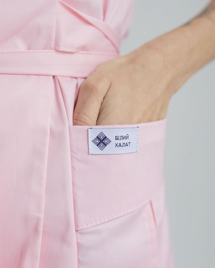 Медичний костюм жіночий Кіото світло-рожевий 6