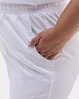 Медицинские женские брюки Торонто белые +SIZE 4