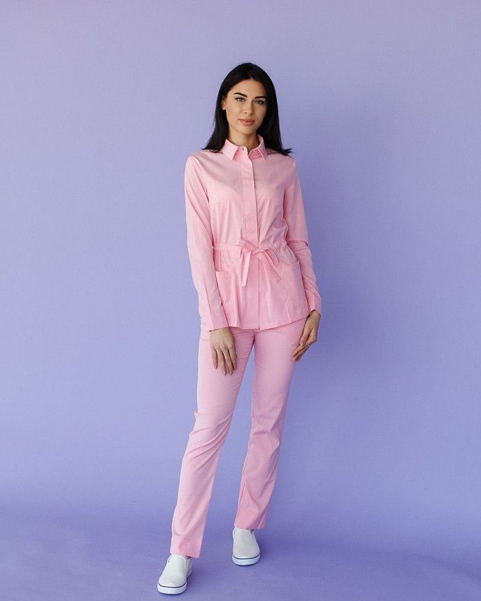 Медичний костюм жіночий Монтана рожевий (уцінка/брак)