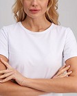 Медична футболка жіноча Модерн біла 3