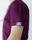 Медицинский костюм мужской Милан фиолетовый 9