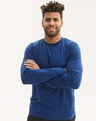 Медичний лонгслів чоловічий синій