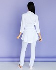 Медичний костюм жіночий Мішель білий 2