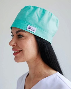 Медицинская шапочка мятная (Elite Stretch)