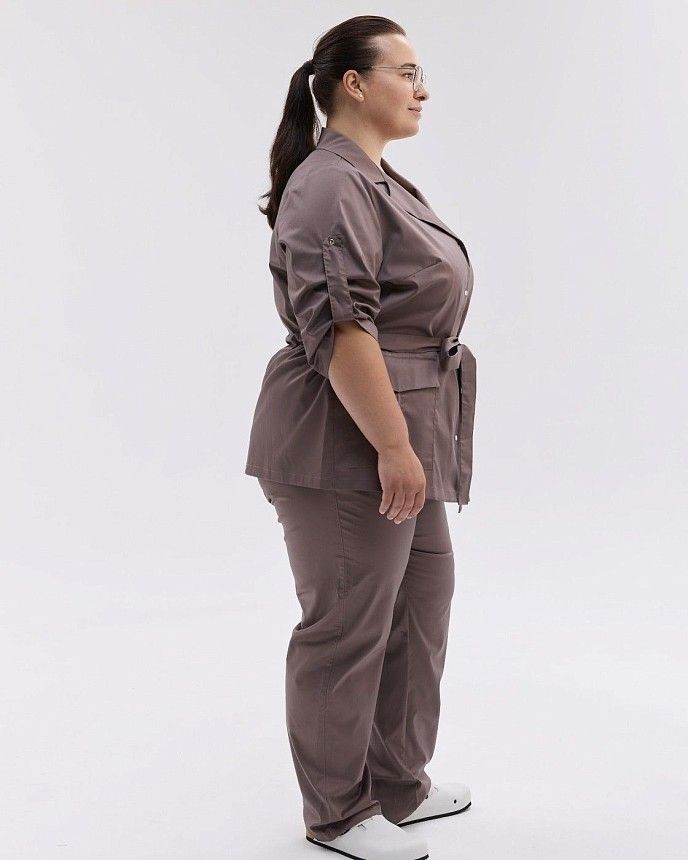 Медичний костюм жіночий Кейптаун какао +SIZE 4
