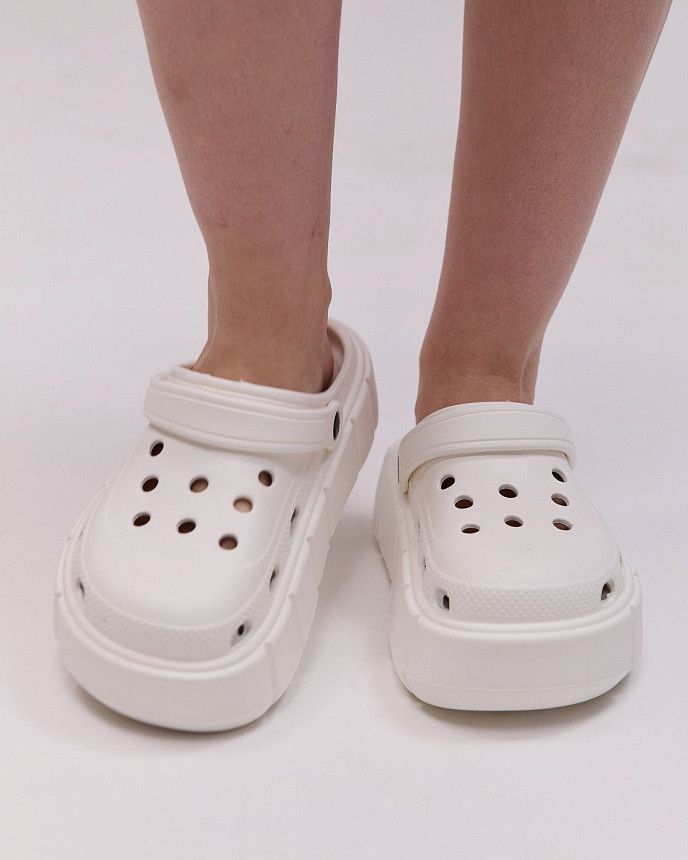 Медичні жіночі клоги PS білі 2