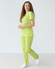 Медична сорочка жіноча Топаз лайм 7