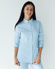 Медична сорочка жіноча Сакура лазурова 7
