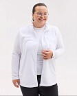 Медицинская кофта женская флисовая Финляндия белая +SIZE (уценка/брак) 2
