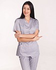 Медичний костюм жіночий Топаз сірий 6