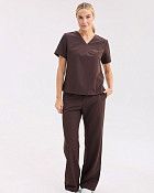 Медичний костюм жіночий Саванна коричневий