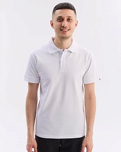 Медицинское поло мужское белое NEW