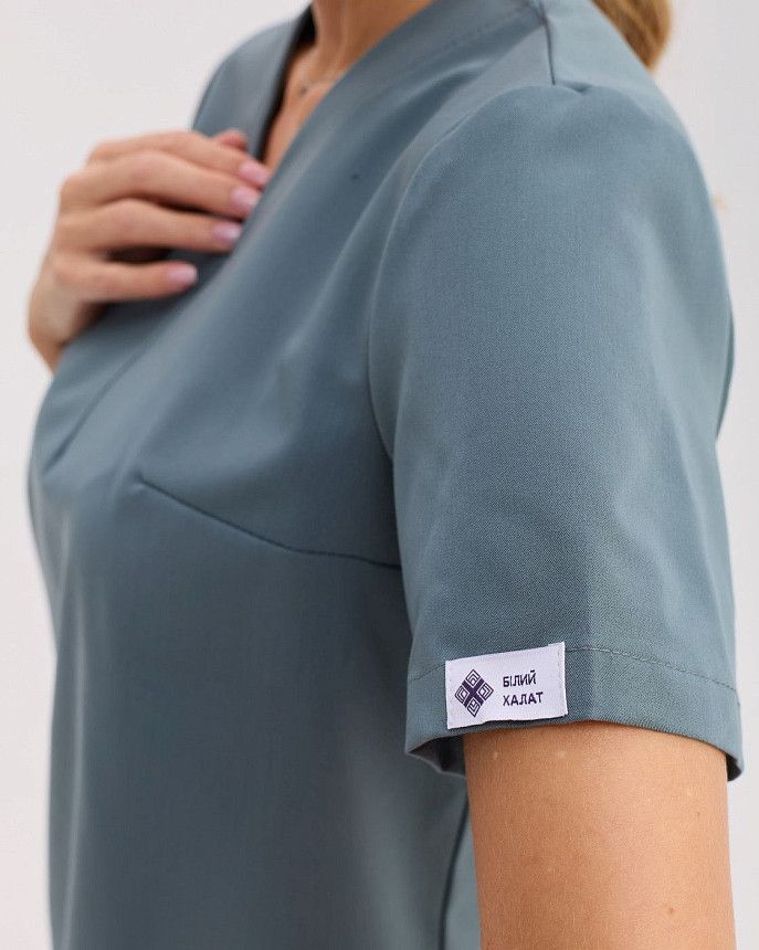Медицинский костюм женский Саванна нефритовый 5