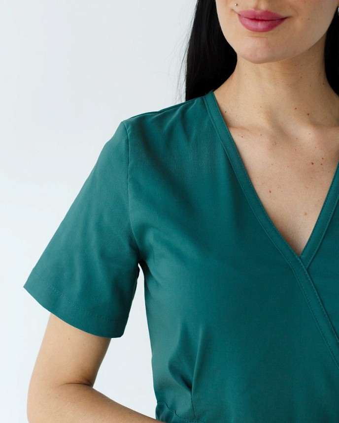Медичний костюм жіночий Ріо зелений 4