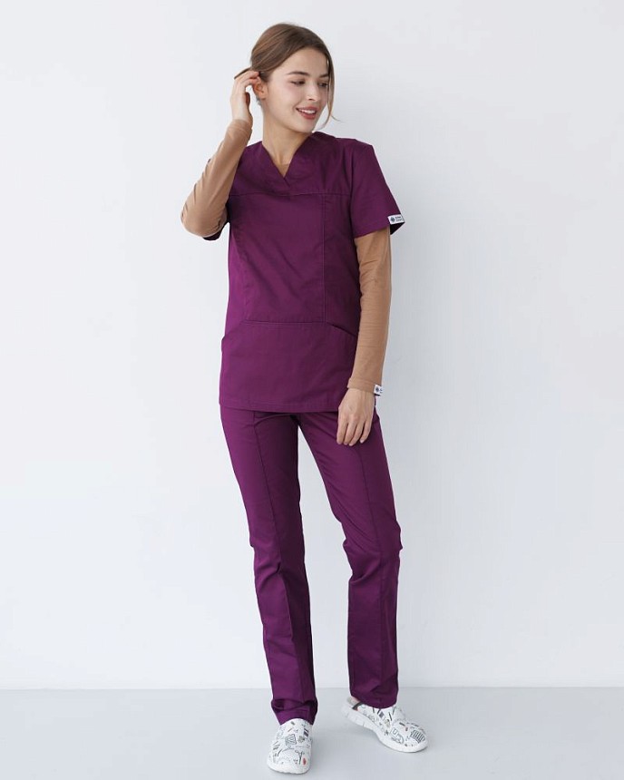 Комплект: костюм медичний жіночий Топаз + лонгслів медичний жіночий #3