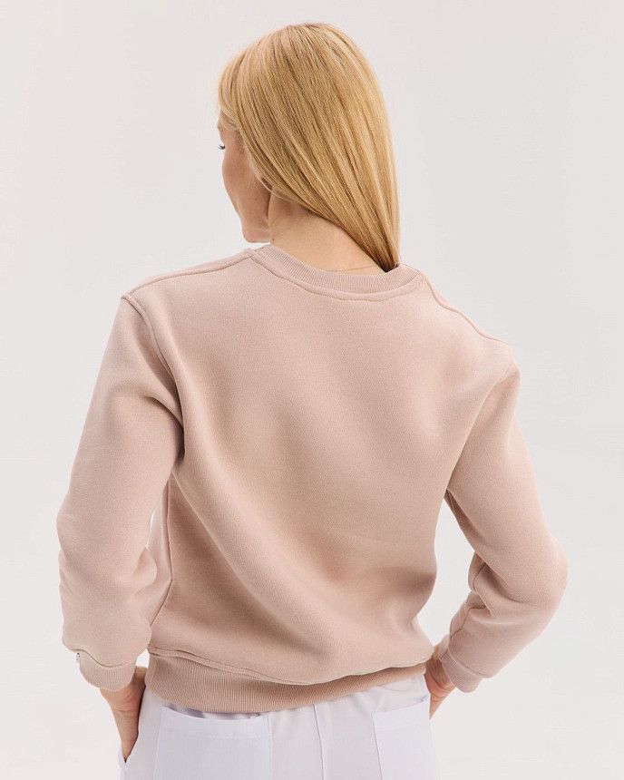 Медичний утеплений світшот жіночий Онтаріо світло-бежевий 3