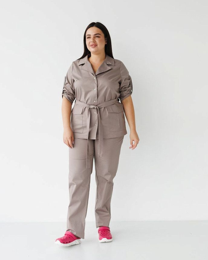 Медицинский костюм женский Кейптаун мокко (уценка/брак)