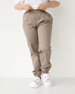 Медицинские брюки женские джогеры мокко +SIZE