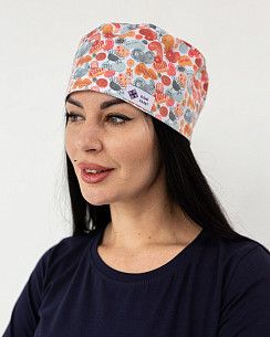 Медична шапочка з принтом Organic