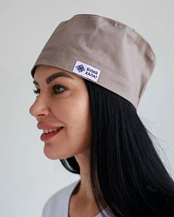 Медицинская шапочка мокко (Elite Stretch)