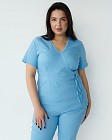 Медичний костюм жіночий Ріо блакитний +SIZE 3