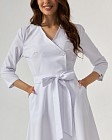 Медична сукня жіноча Прованс біла 4
