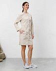 Медичний халат жіночий Жаклін кремовий (уцінка/брак) 2