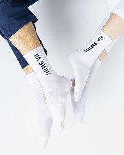 Медицинские носки унисекс с принтом На зміні