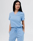 Медичний костюм жіночий Марсель блакитний 2