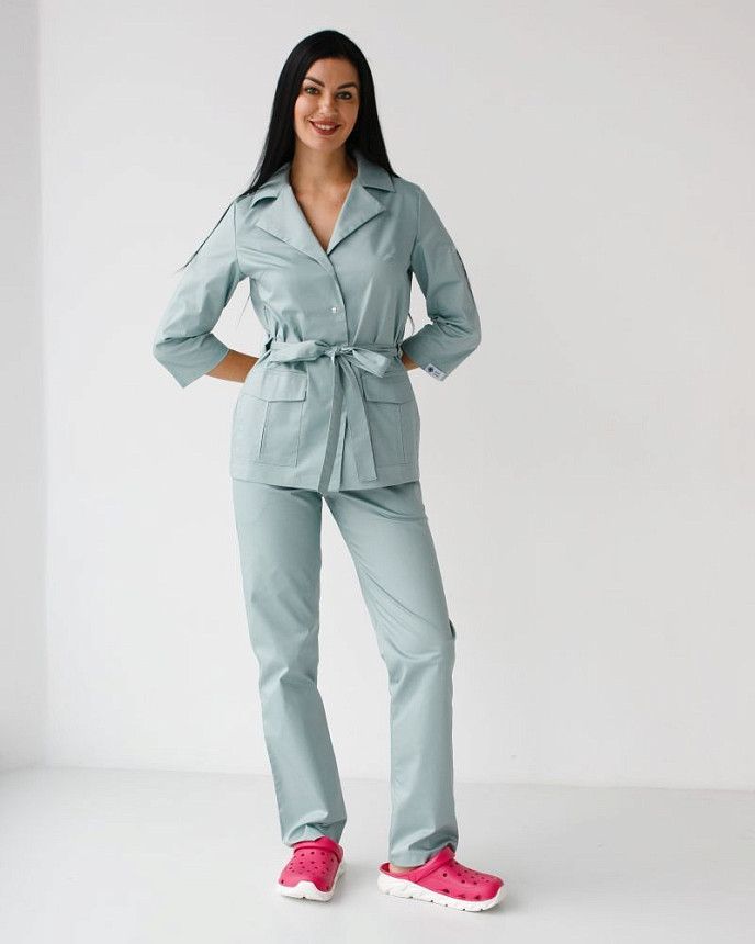 Медицинский костюм женский Кейптаун светло-мятный (уценка/брак)