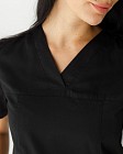 Медична сорочка жіноча Топаз чорна 3