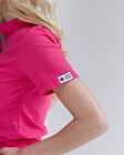 Медичний комбінезон жіночий Даллас рожевий з сірою строчкою 6