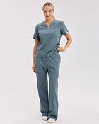 Медичний костюм жіночий Саванна нефритовий