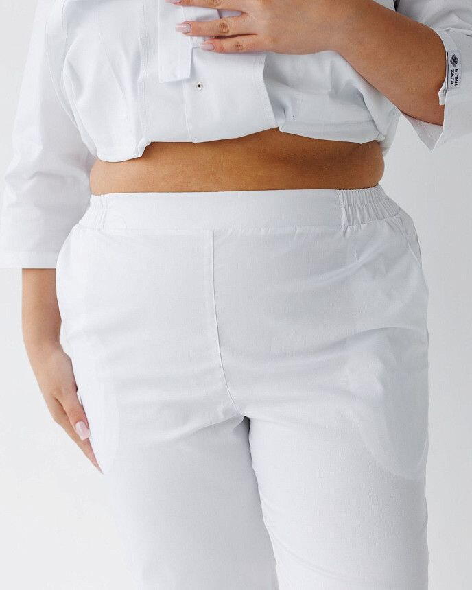 Медицинский костюм женский Кейптаун белый (уценка/брак) 7