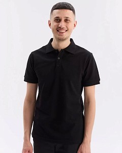 Медицинское поло мужское черное NEW