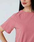 Медична футболка-реглан жіноча попелясто-рожева 3
