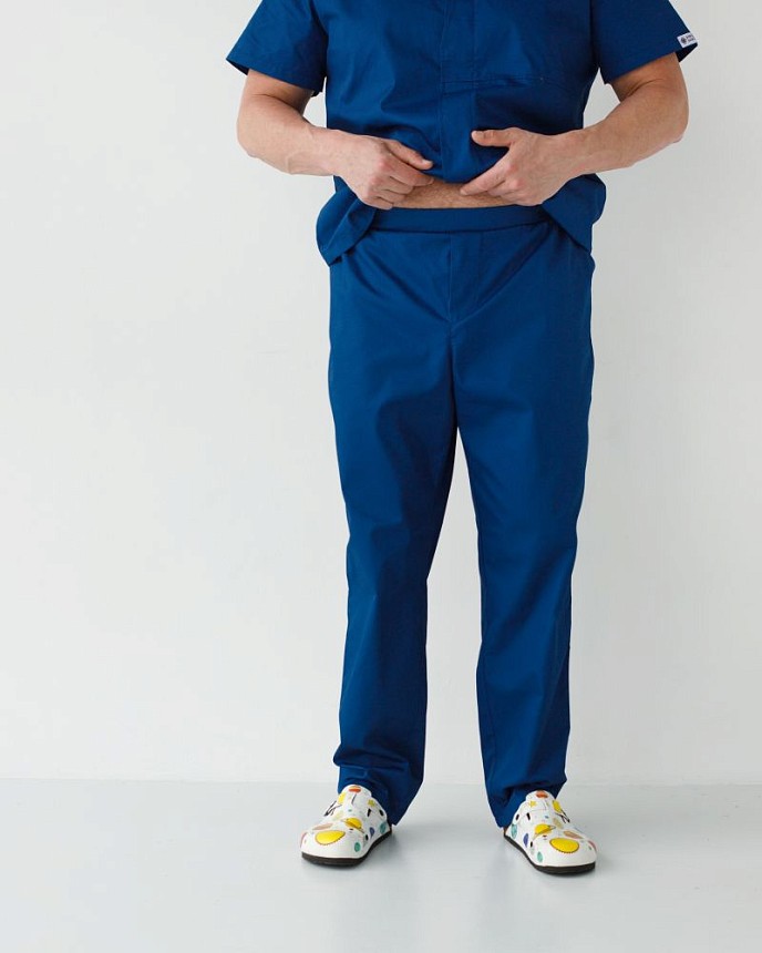 Медичний костюм чоловічий Бостон сапфір +SIZE 6