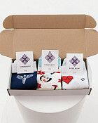 Набір чоловічих шкарпеток медичних "Universal Medical Box" - 3 пари