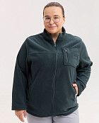 Медицинская кофта женская флисовая Финляндия темно-зеленая +SIZE