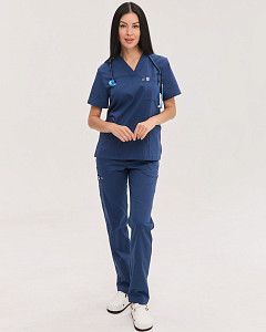 Медичний костюм жіночий Бристоль синій
