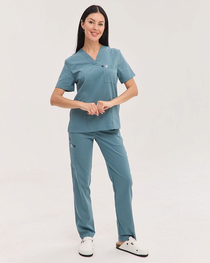 Медичний костюм жіночий Бристоль нефритовий 2
