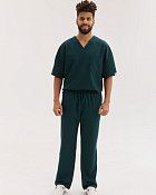 Медичний костюм чоловічий Чикаго темно-зелений