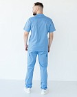 Медичний костюм чоловічий Денвер блакитний 2