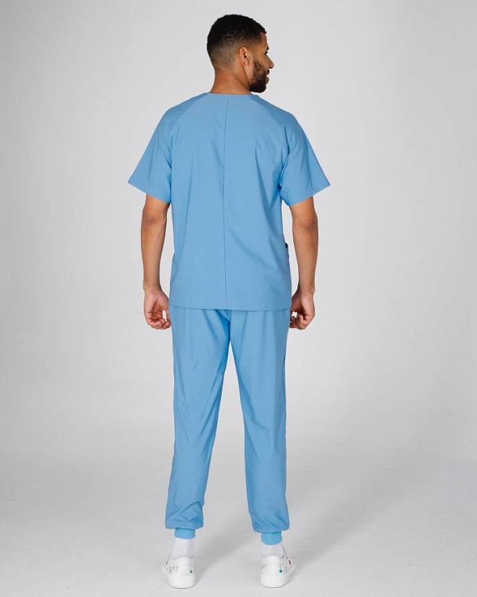 Медицинский костюм мужской Аризона голубой 3